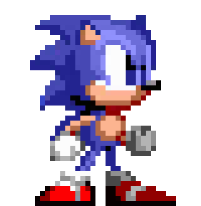 [56891f] S1 Sonic Sprite Remake! {Fight pose!}