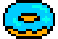 [9664c4] Blue Donught
