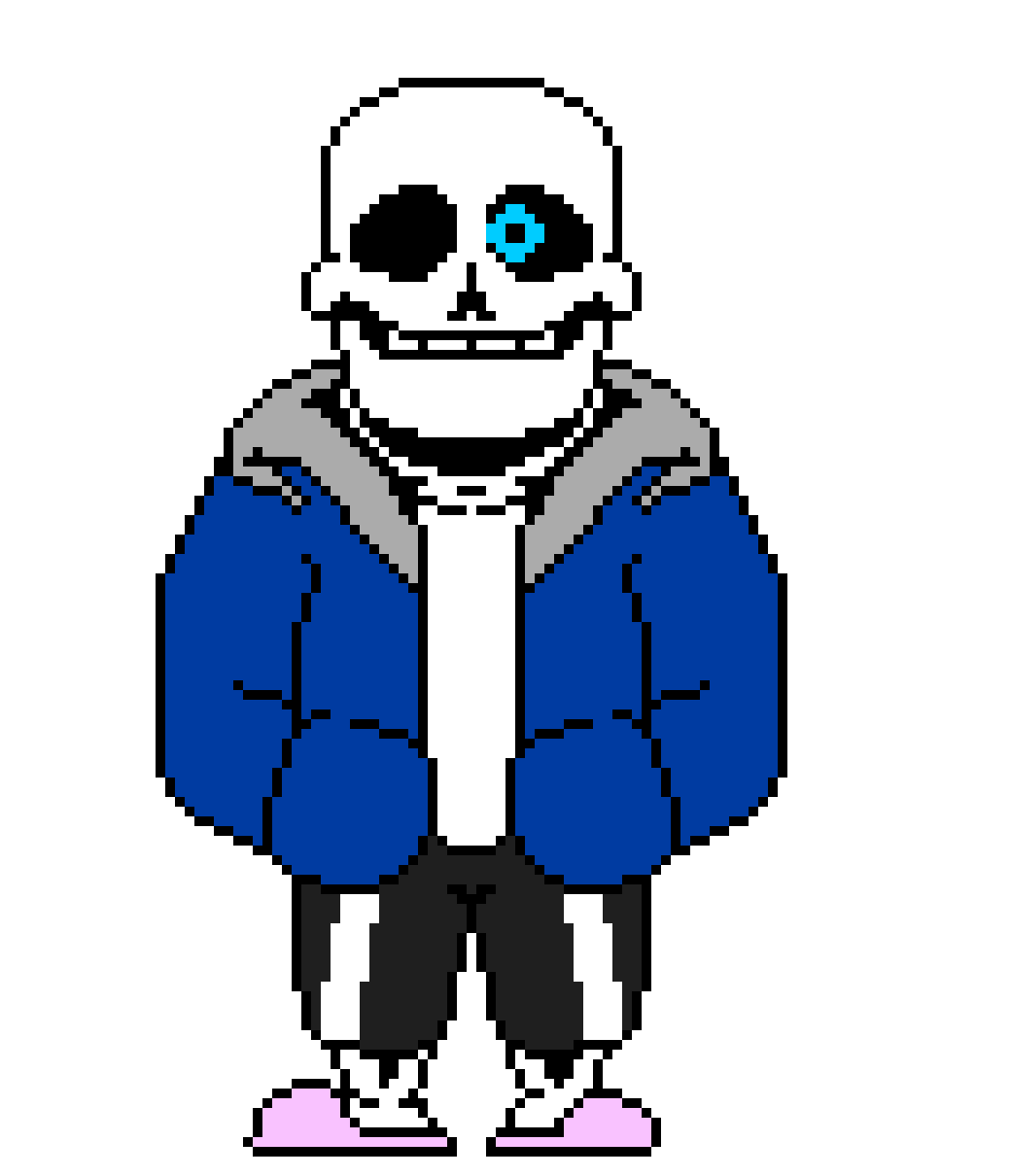 If Undertale Was Realistic Sans (blue eye :/)