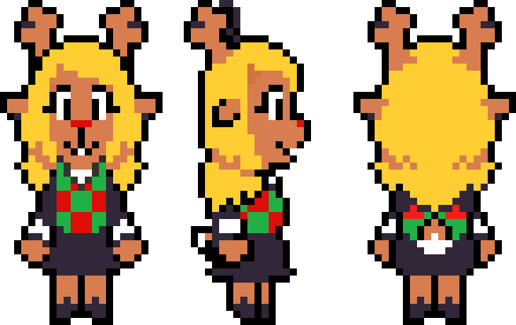 Noelle-Deltarune-Sprites