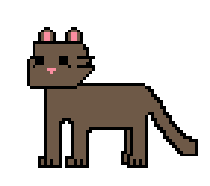 [f4b689] Brown Cat Sprite