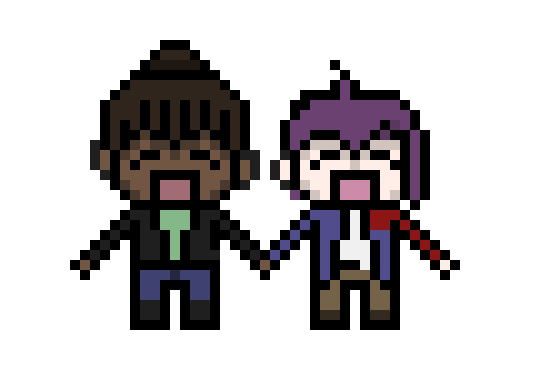 danganronpa pixel sprite base