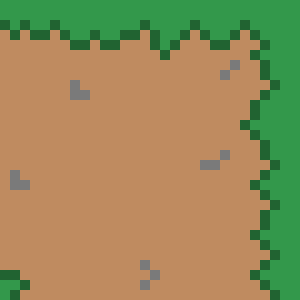[7e25ab] Dirt Upper Right Path with Lower Left Path 1
