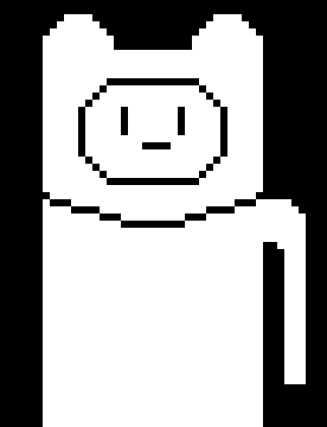 [e61930] HR Ethan: (Making: Hot Garbage. An Adventure Time megalo. Finn sprite) ..................this already looks bad.