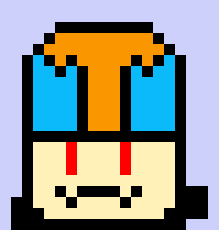 [05b0c1] *He enters a dark room. His eyes light up, giving the appearance of a gentle red light across the room*