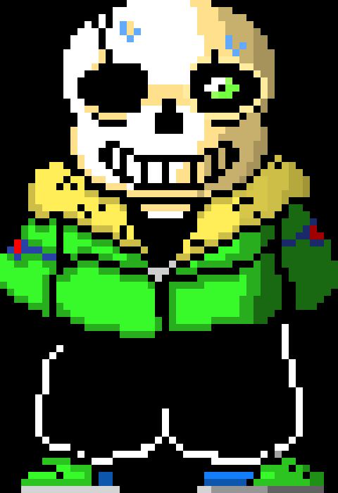 ACERTALE - Sans battle sprite v9 (Alt. Lighting w/ eye)
