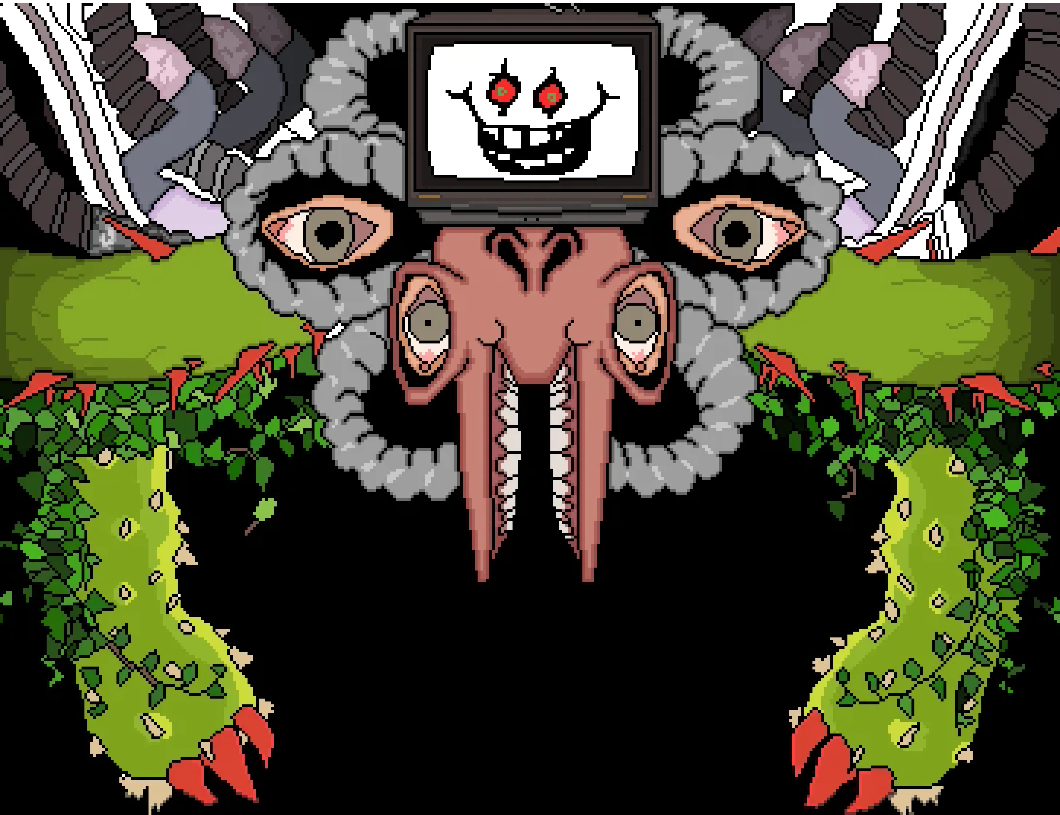 [b4c16a] omega Flowey