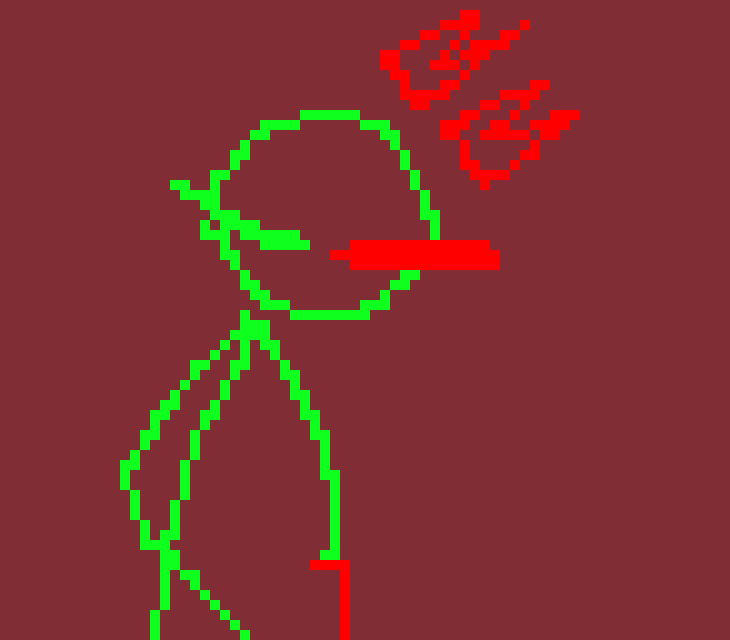 [331047] not even lying i just kinda felt green, idk, now i have a cane cus yes