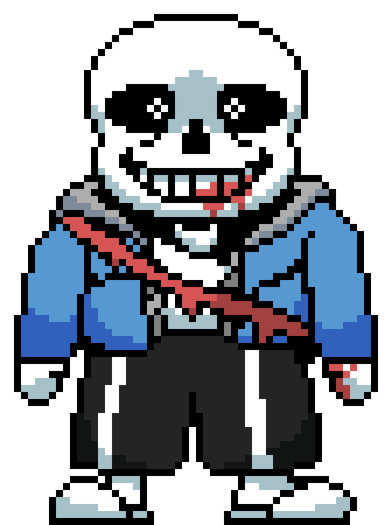 Undertale Last Breath Sans Sprite. (But Not Actually...)