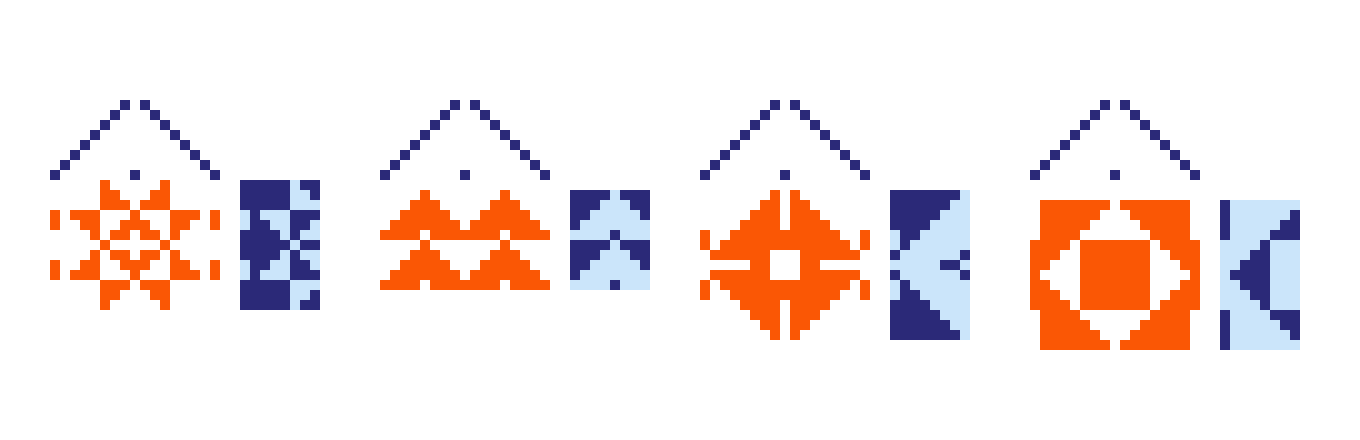[958e95] weaving quilts