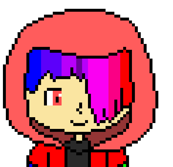 ro.... by color asriel..... here is pixelart me (desc) (PS. MLGallan, King squid and Dans have gone over there bc of me...)