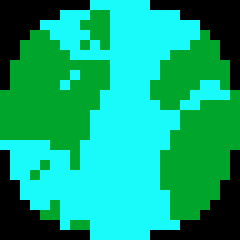 [9664c4] Pixel Earth (Slight Edit Again)