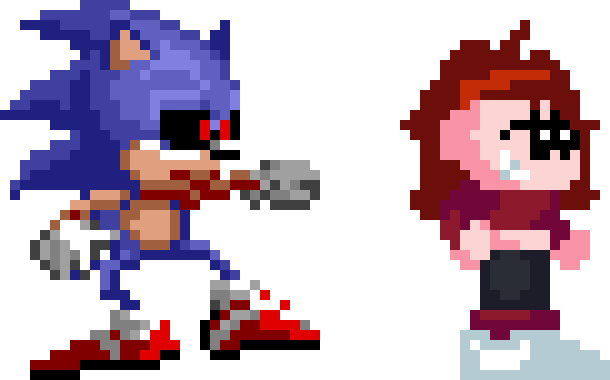 [c8eea6] Sonic.exe 1X (EXE GF Design)
