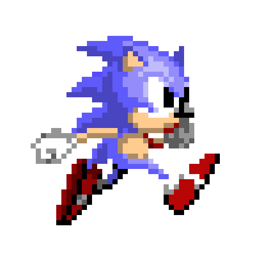 Sonic 1 pixel sprite 1991