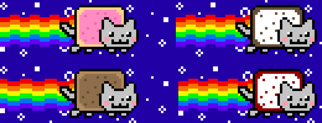 [9664c4] 4 NYAN CATS :3
