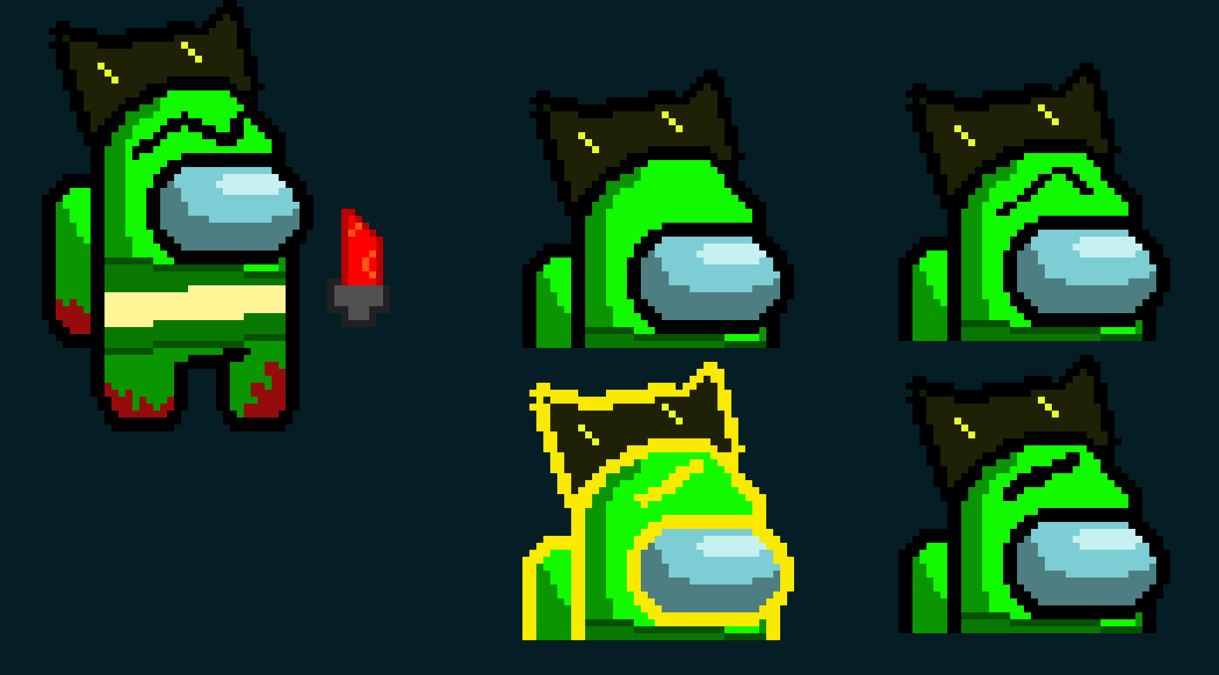 here is a work in progress you can add more heads