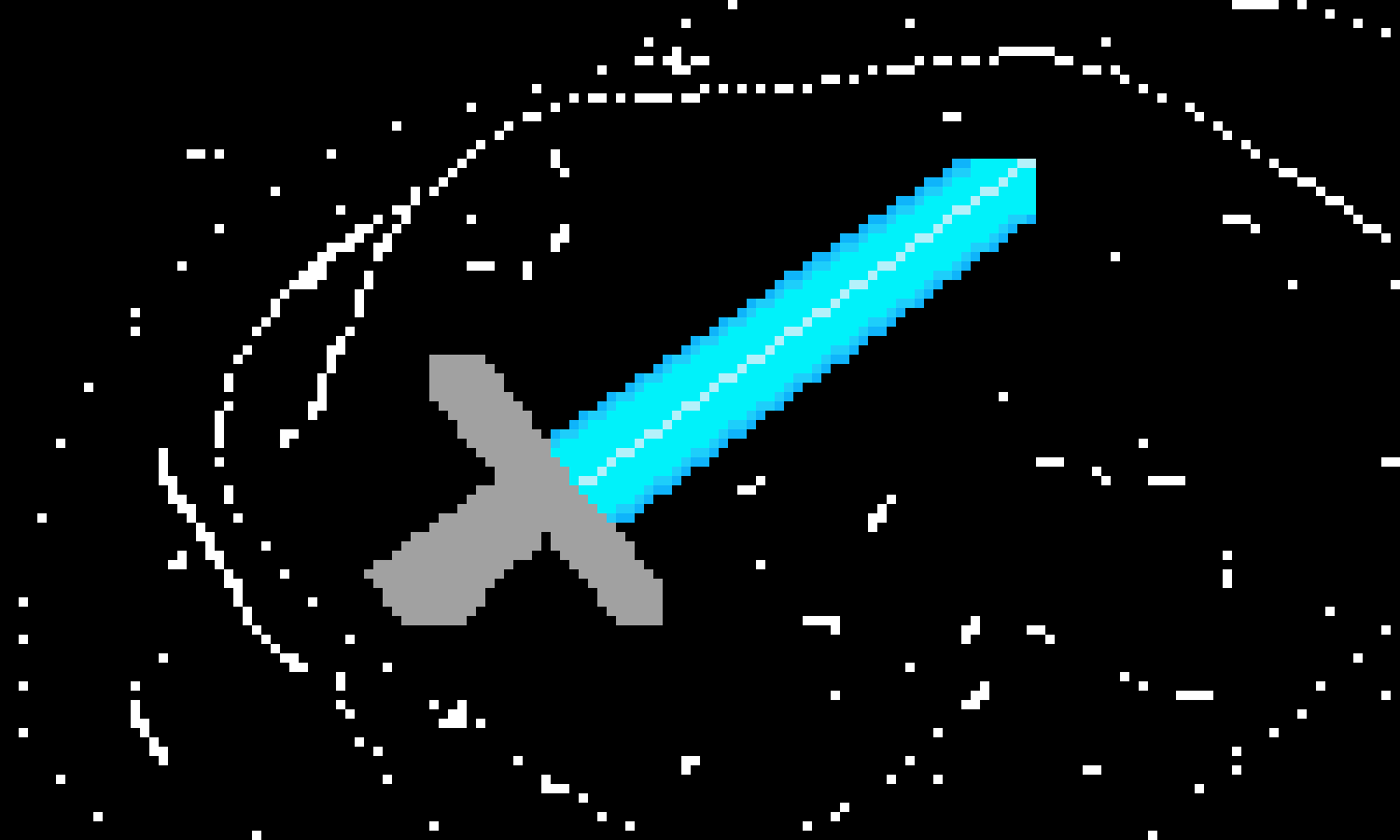 [9664c4] snowy night diamond sword