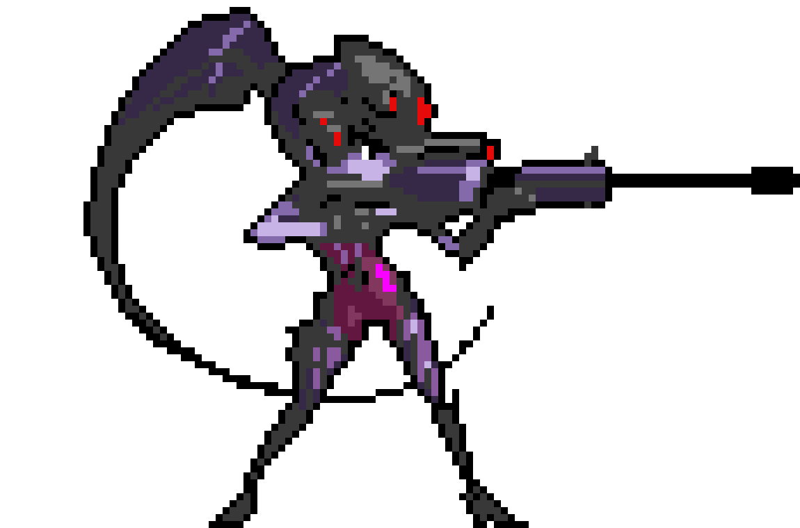 [9664c4] Widowmaker Pixel Art Spray