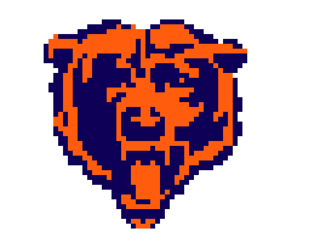[30e121] Bear head