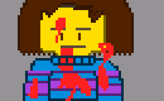 [b9de0d] *stabs chara* - frisk dreemurr
