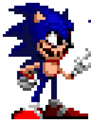 [921d40] Redrawn FNF pixelated Sonic.EXE