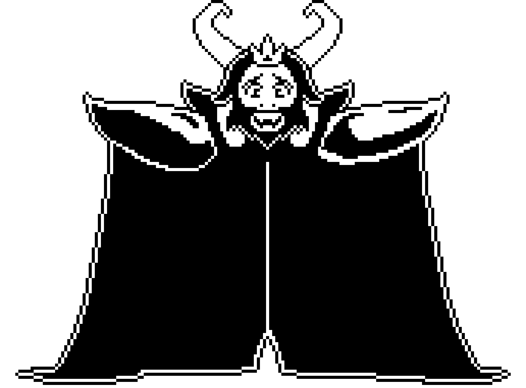 UnderTale Asgore Battle sprite transparent