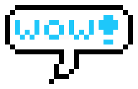 [9664c4] Tumblr pixel speech bubble