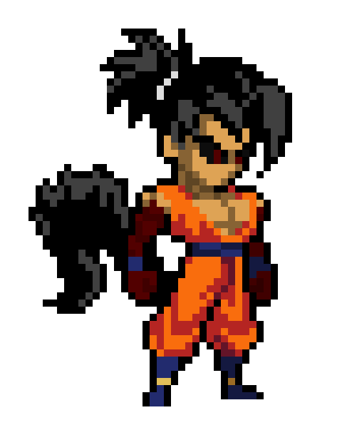 [6c26bc] Lykaine the Earthling/Werewolf Hybrid (Base Form) - DBZ OC