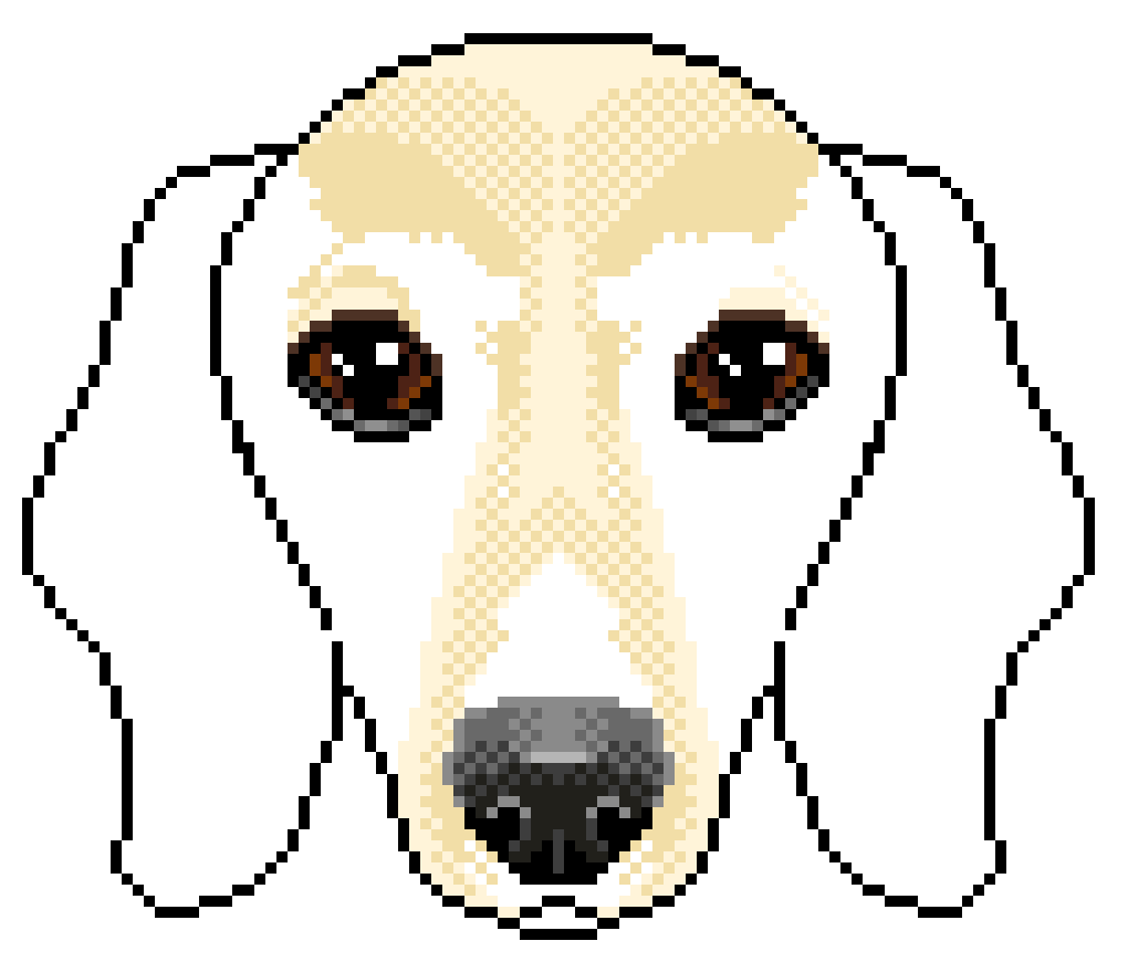 [aa4da3] Dachshund Pixel art 3