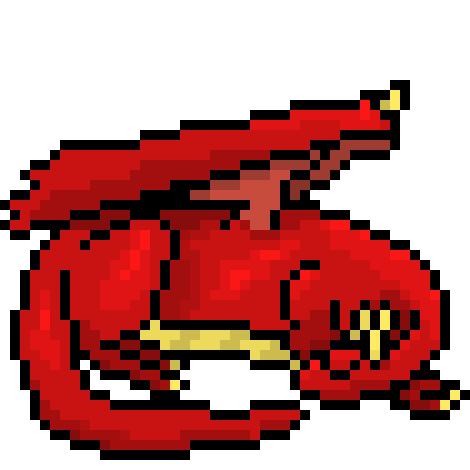 Sleeping Red Dragon Wyrmling