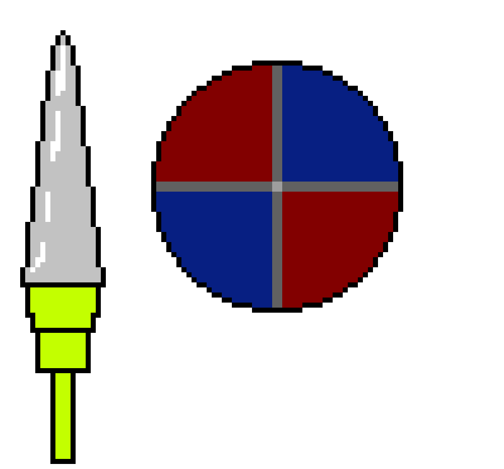 [2d40e4] Excalibur with shield 