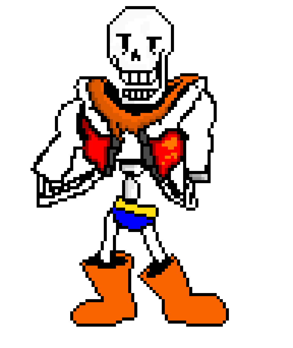 [9664c4] Team switched Underswap papyrus battle sprite