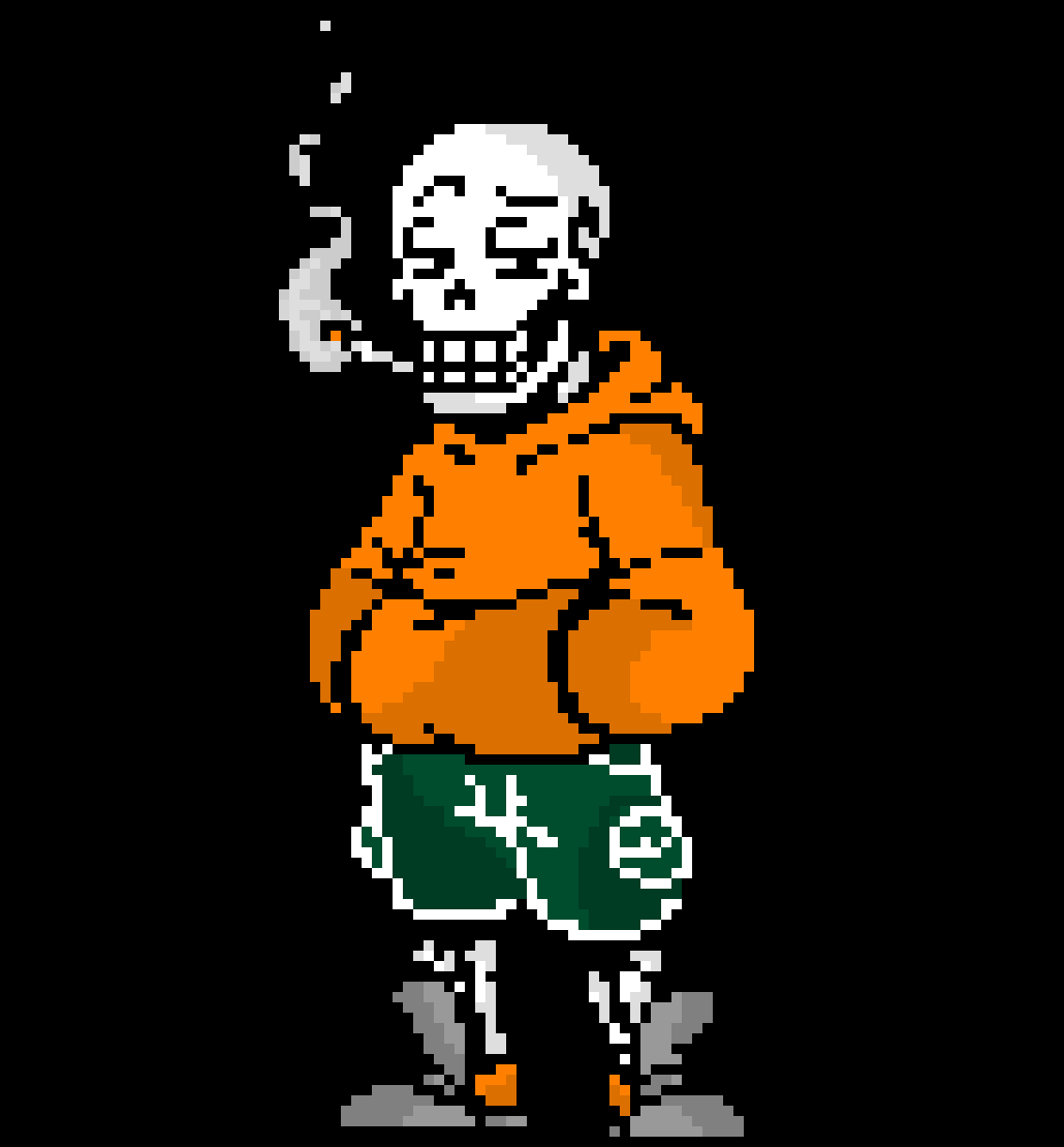 Underswap Papyrus Sprite 1