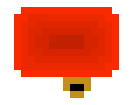 [9664c4] RED PLAYER TOP RIGHT BACK FOOT