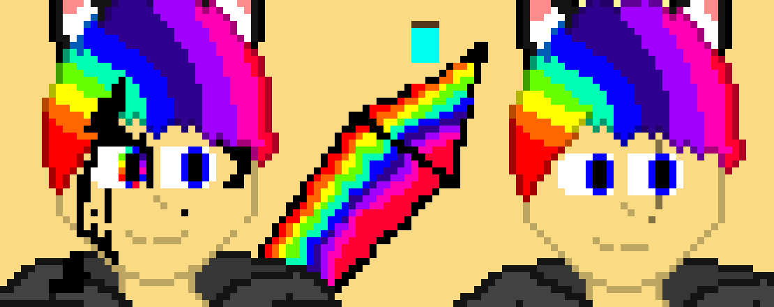 ((i was tryna look up what thats was but anyways))hey ink you cantake the first attack! ink:okay! *shoots blasters and orange fists-the colour duo!