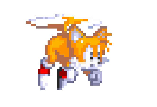 Tails flying sprite 2/2