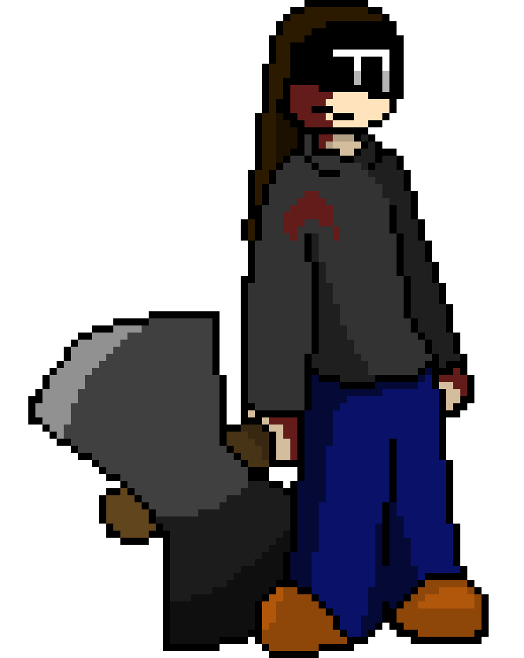 [e22b6a] *He looked at Dell and just nodded before turning back to the hat.* "Well, since that firey armor set doesn't want any one of us dying, I won't cut you in half, but I will slam you into the wall if you do keep speaking so damn loud."