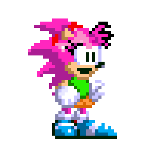 [97111a] amy rose sprite 