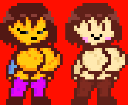 [65941e] thicc chara and frisk