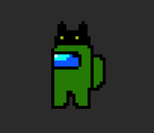 [4d758b] Green Among us Character