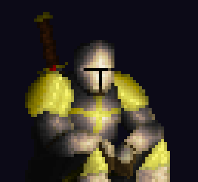[2c0a10] it's me, Gabe the knight, basically the only knight here