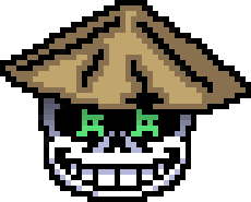 [e0d617] Samurai Green Head Icon