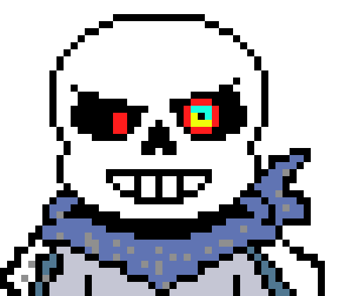[b9de0d] im just some tool. arent i? - (dusttrust) Sans The skeleton