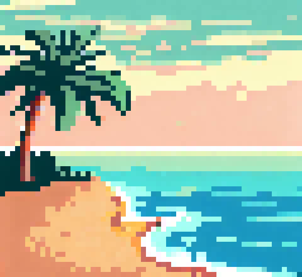 [021d5f] Beach Scene