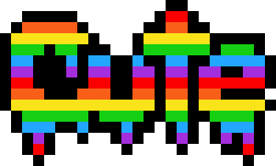 pixel art cute word