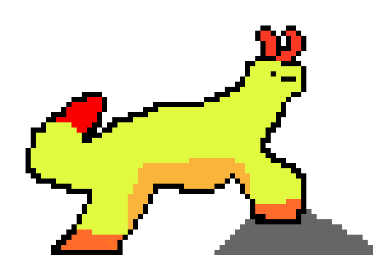 [53b544] Fire Deer