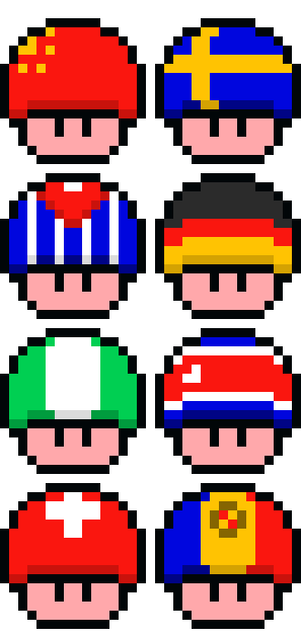 [9664c4] mushroom flags 3/3