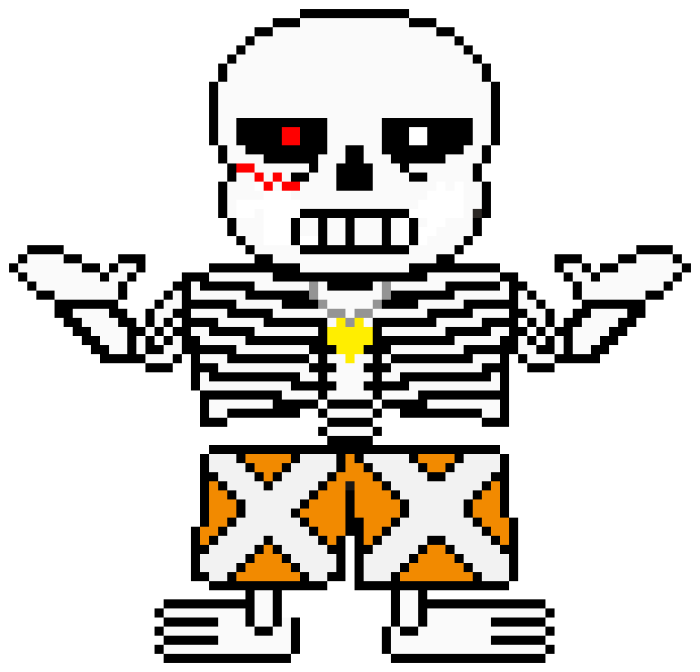 [9664c4] prisoner Cross Sans