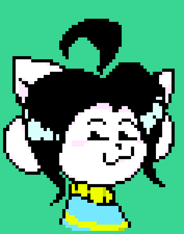 [4076f0] YaYa!!! HeR TeMMiE fLaKs!!!!!!!!!!!!!!!!!!!!! -gives him temmie flakes- -Temmie (cleetus)