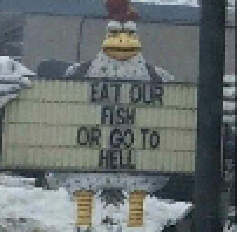 [990543] Eat our fish or go to hell